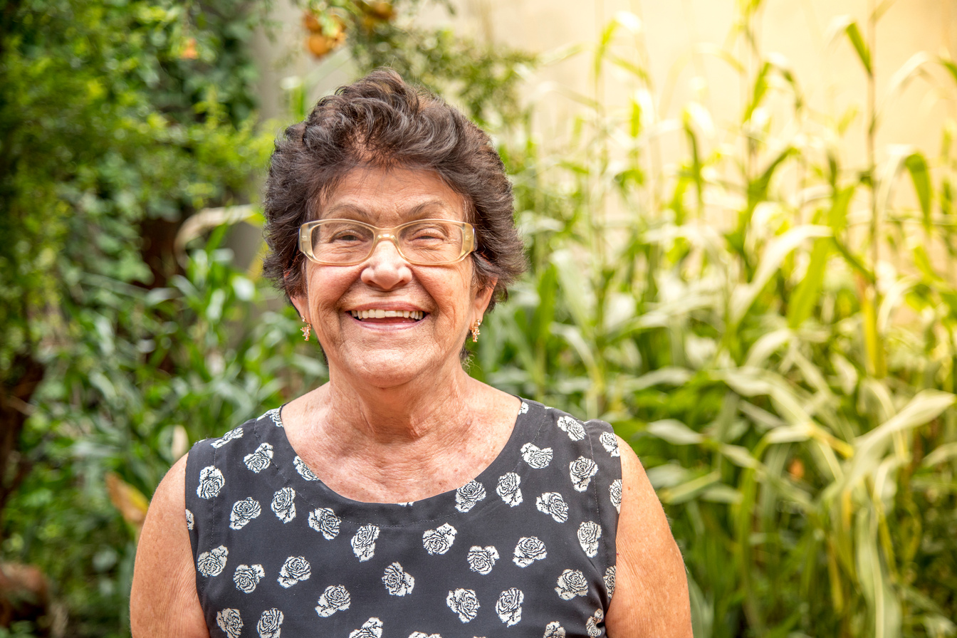 happy old woman smiling happy in old age